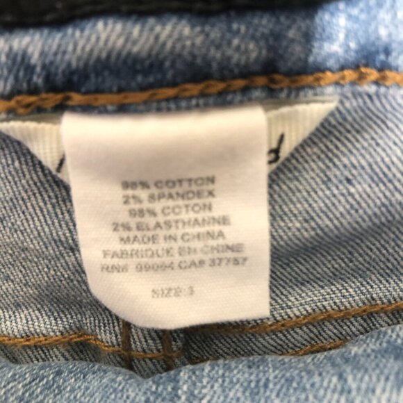 Billabong Y2K Distressed Jean Shorts - Size 3 - Picture 8 of 8